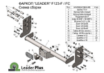 ТСУ для FORD TRANSIT  (шасси)  2013 - ...