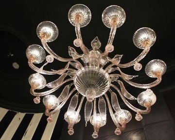 murano chandelier  ARTE DI MURANO 12-16  by Arlecchino Arts ( HK)