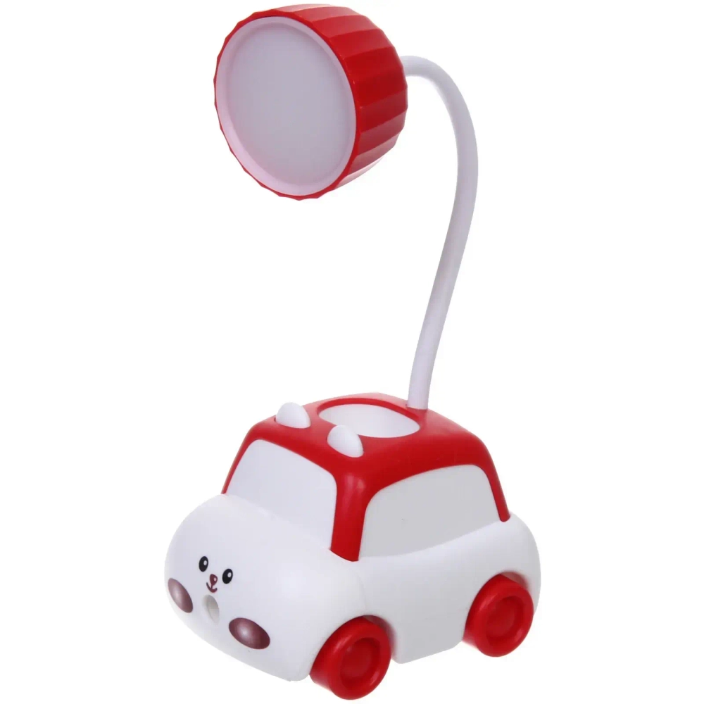 Настольная лампа «Sweet - Машинка» 9.5*7.5*21 см LED, USB 3w 5v, Красный