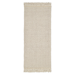 Ковер бежевого цвета из коллекции Ethnic, 70х160 см