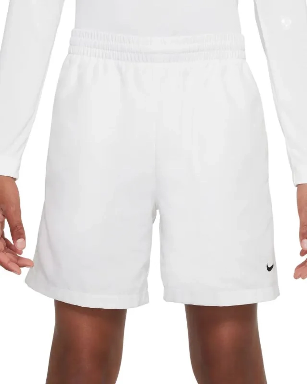 Детские теннисные шорты Nike Dri-Fit Multi+ Training - white/black