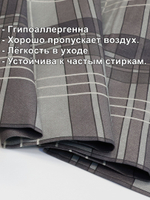 2м. Ткань для шитья Бязь. Премиум "Эссен", ширина 220см, хлопок 100%, плотность 142 г/м, отрез 220х200 см.