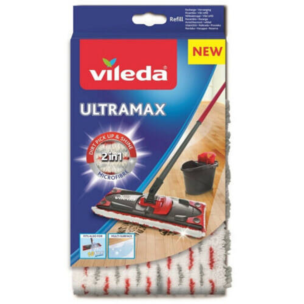 Запаска для швабры Vileda Ultra Max микрофибра