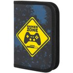 Пенал ПИФАГОР, 1 отделение, полиэстер, 19х13 см, "Game Zone", 271511