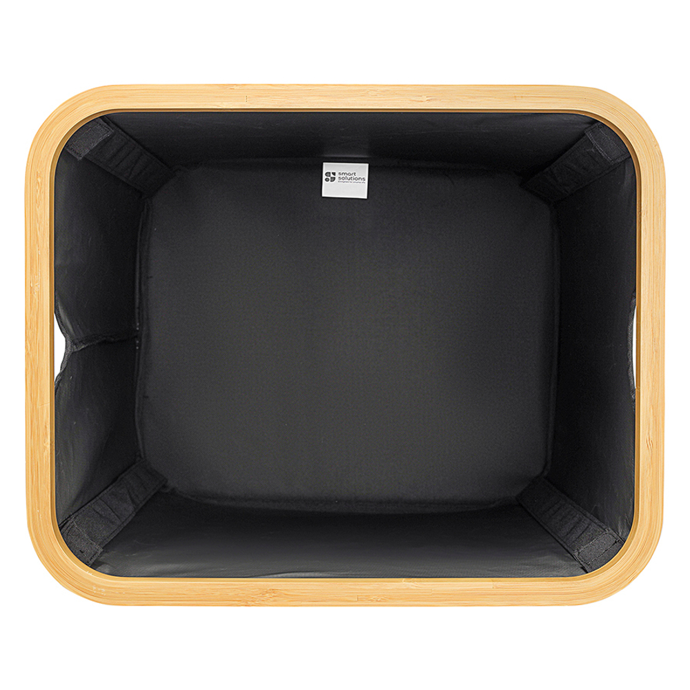 Корзина для белья 40x33x43см Smart Solutions Neat Mid черная