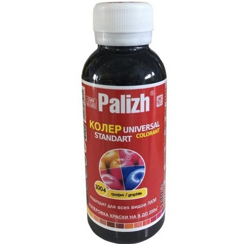 Паста колеровочная № 1004 графит 100 мл, Palizh