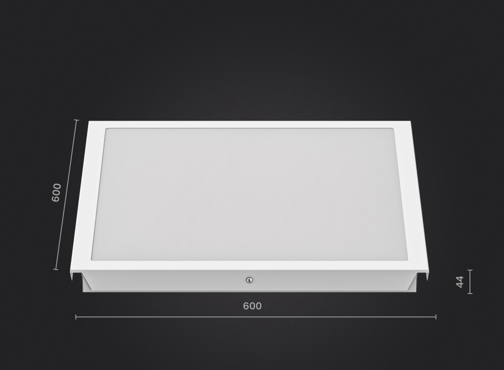 Светильник LED CLIP-IN 35Вт 3000К 4500Лм IP54 опал 600х600х40мм DARKLUM