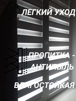 Рулонные шторы День-Ночь 43х150 см