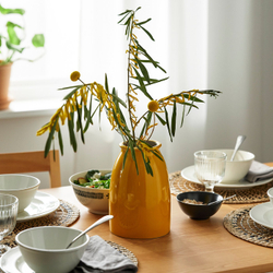 IKEA KOPPARBJÖRK  (ИКЕА КОППАРБЙЁРК)  -  Ваза - ярко-жёлтый 21 см
