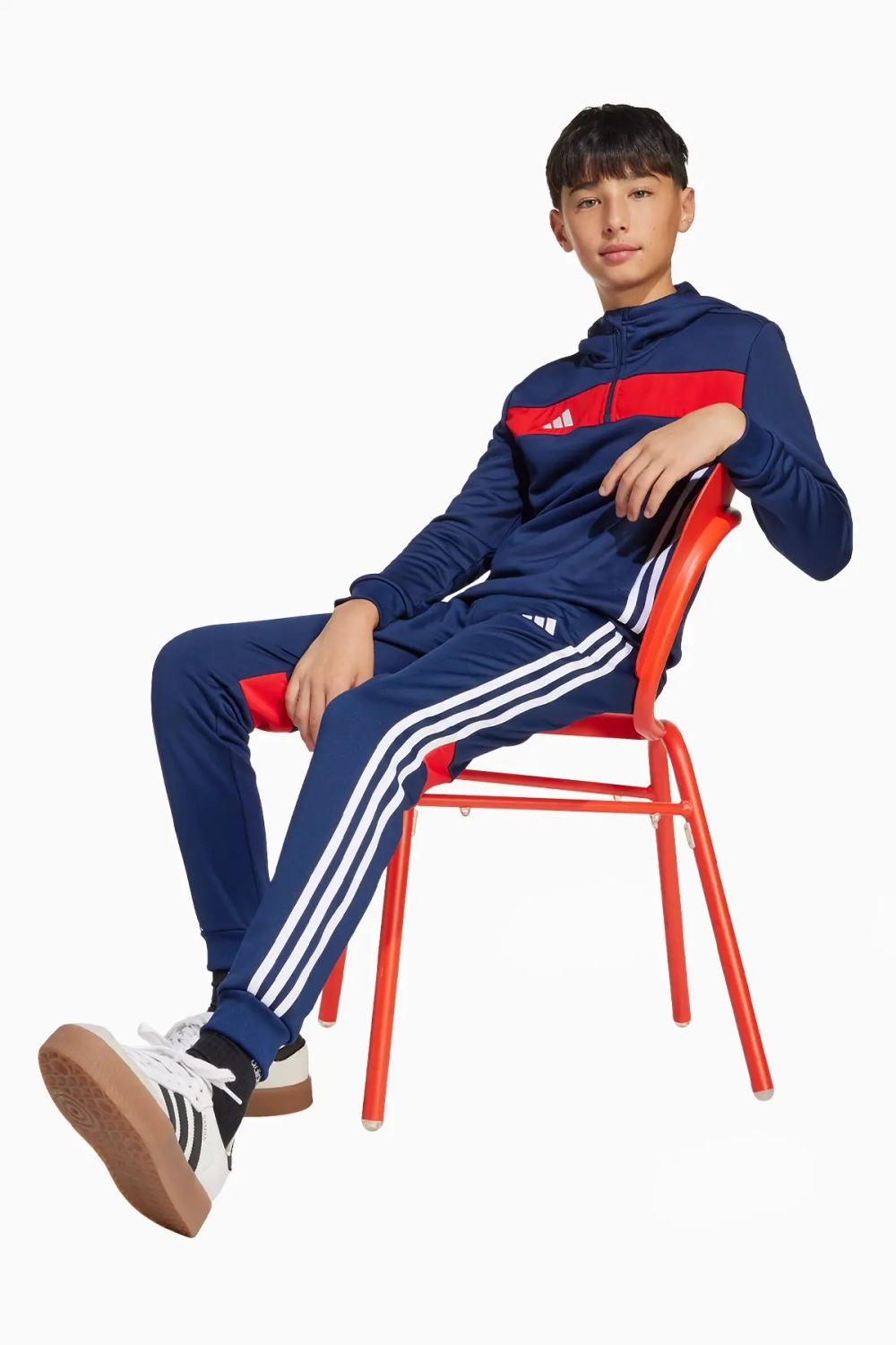 Штаны adidas Tiro 25 Essentials Junior - темно-синий