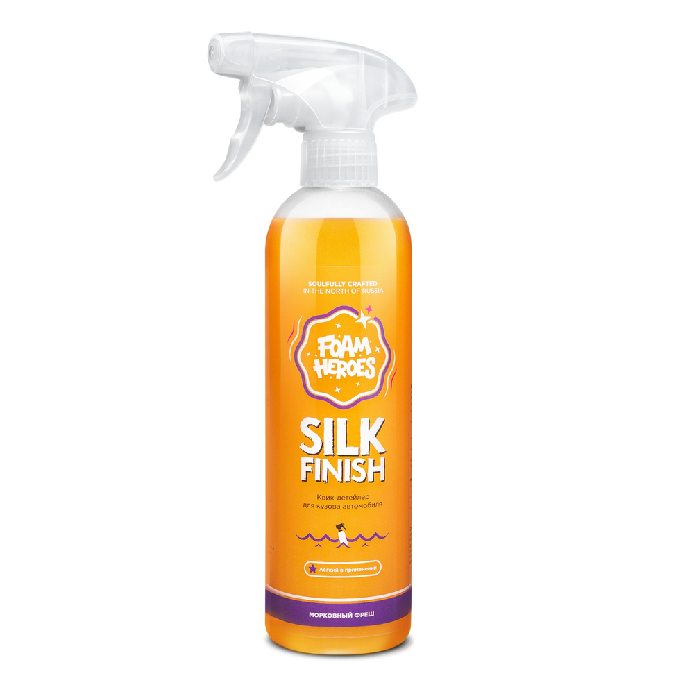 Foam Heroes Silk Finish квик-детейлер для экстерьера морковный фреш, 500мл