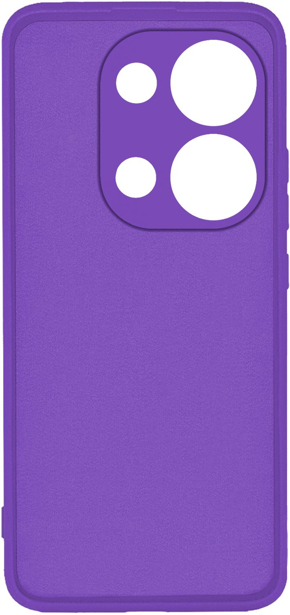 Мягкий Soft Touch чехол из силикона для XIAOMI REDMI NOTE 13 PRO 4G / POCO M6 PRO 4G с бархатной подкладкой