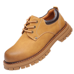 XIEGUIHUAYU Cow Split Leather Work Boots Men"s