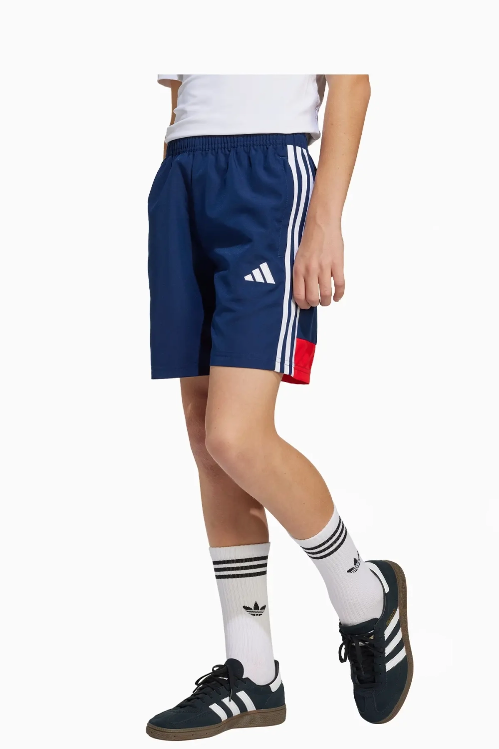 Шорты adidas Tiro 25 Essentials Woven Junior - темно-синий