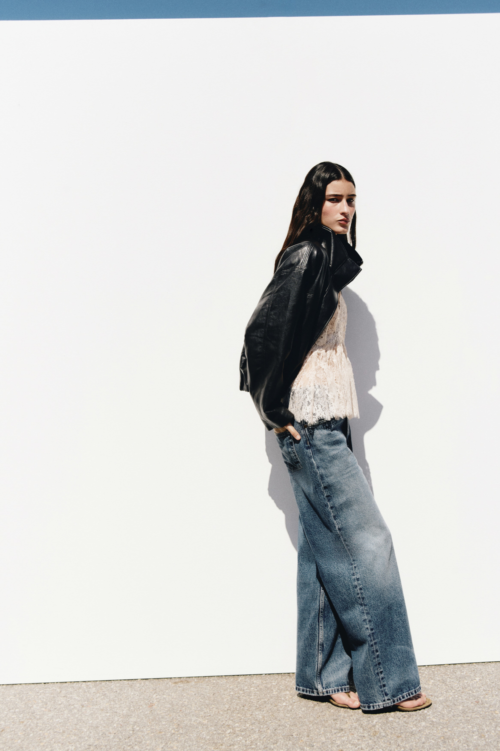 Куртка оверсайз с низом-баллон — воротник-труба - H&M