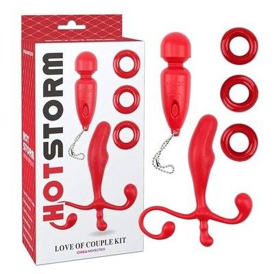 Секс набор Love of Couple Kit (Цвет: красный)