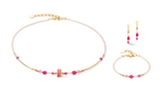 Серьги Coeur de Lion Pink-Gold 4355/21-0416