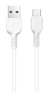 Шнур USB - Type-C  3,0Ам/3,0м белый HOCO X20 #232