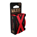 Ультратонкие презервативы в металлическом кейсе Maxus Ultra Thin X-Edition 3шт