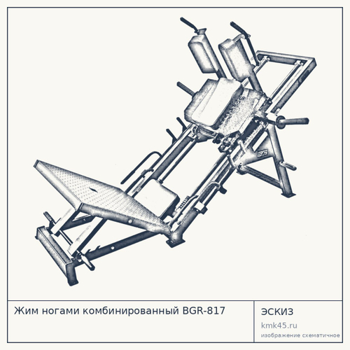 Жим ногами комбинированный BGR-817 — от 203 000 ₽