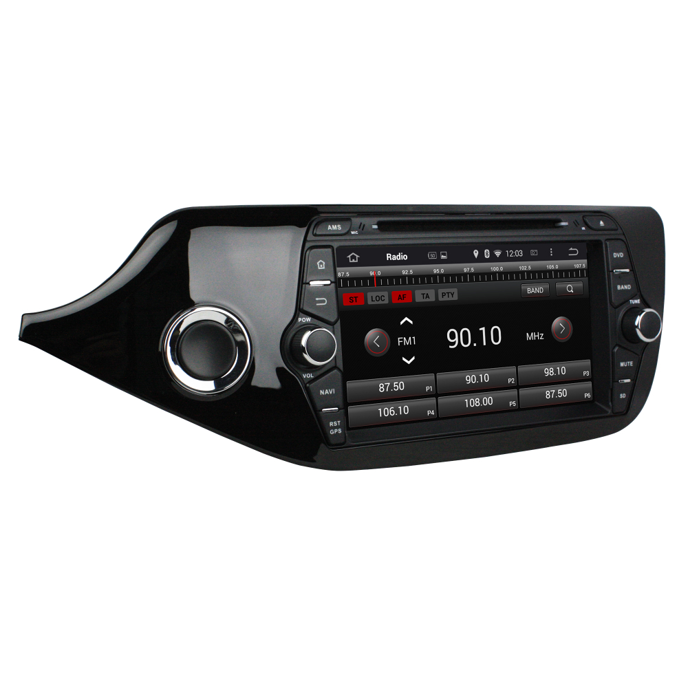 Установочный комплект для KIA Ceed II 2012+ (рамка глянец)  KUBERG KD-8055-P30
