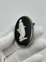 Брошь Wedgwood чёрная