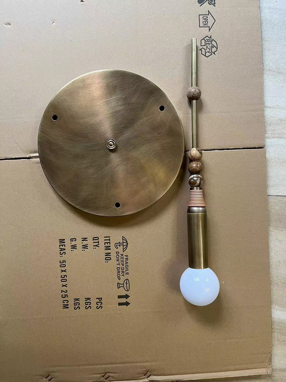 Wall design lamp Talisman by Apparatus