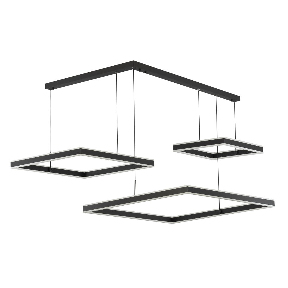 Citilux Дуэт CL719K311 LED Люстра подвесная с пультом Чёрная