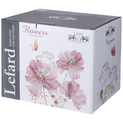 НАБОР ПОСУДЫ ОБЕДЕННОЙ LEFARD "FLOWERS" НА 4 ПЕР. 16 ПР. 577-202 Lefard