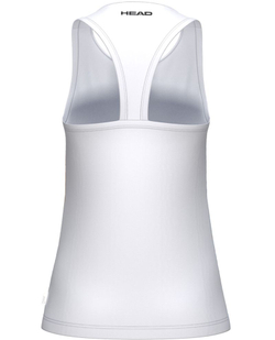 Женский теннисный топ Head Agility Tank - white/apricot