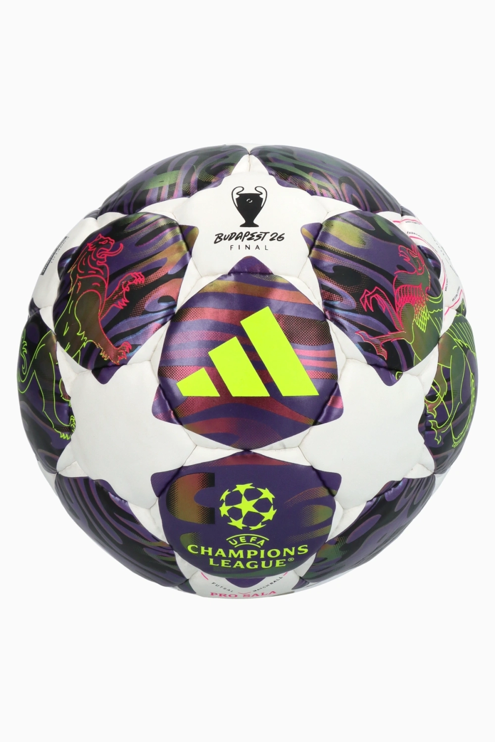 Футбольный мяч adidas UCL Pro 25/26 Final Sala - фиолетовый