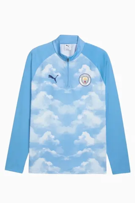 Кофта Puma Manchester City 26/27 Training 1/4 Zip Top Junior - синий