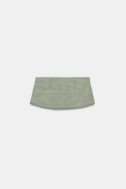 ZARA РЕМЕНЬ-КОРСЕТ С КАРМАНОМ, ЗЕЛЕНЫЙ