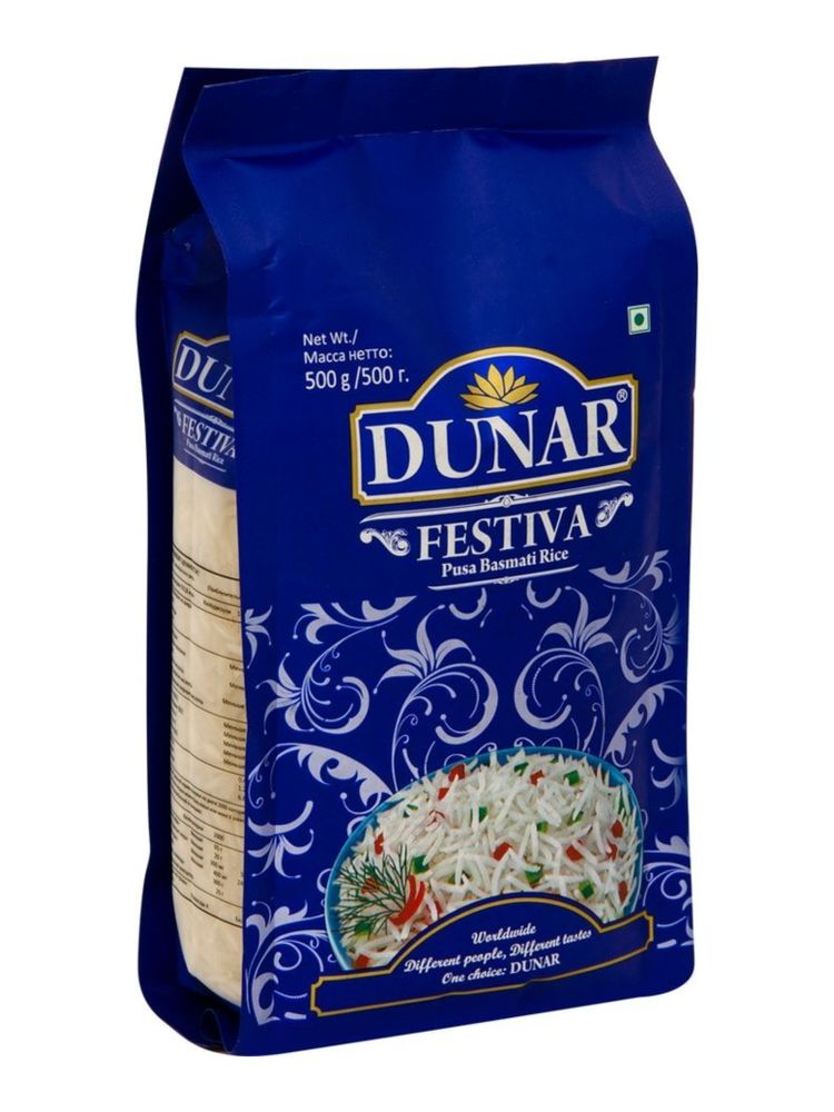 Рис Dunar Басмати Festiva шлифованный 500 г