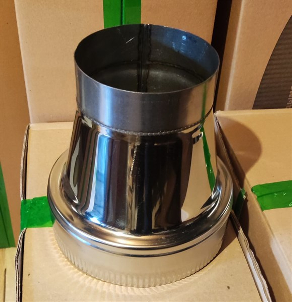 Старт-сэндвича 120/200 мм нерж. (AISI 409-1 мм./430-0,5 мм.), ECOFLUE