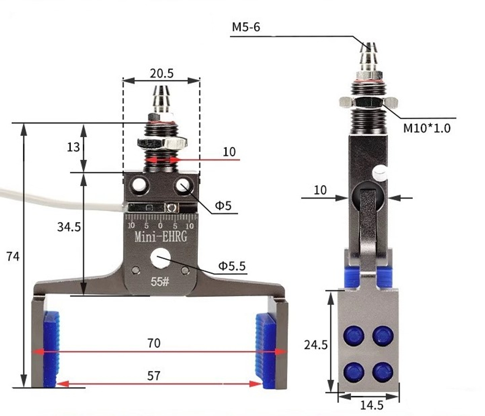 Mini-enc-a4 inner support fixture
