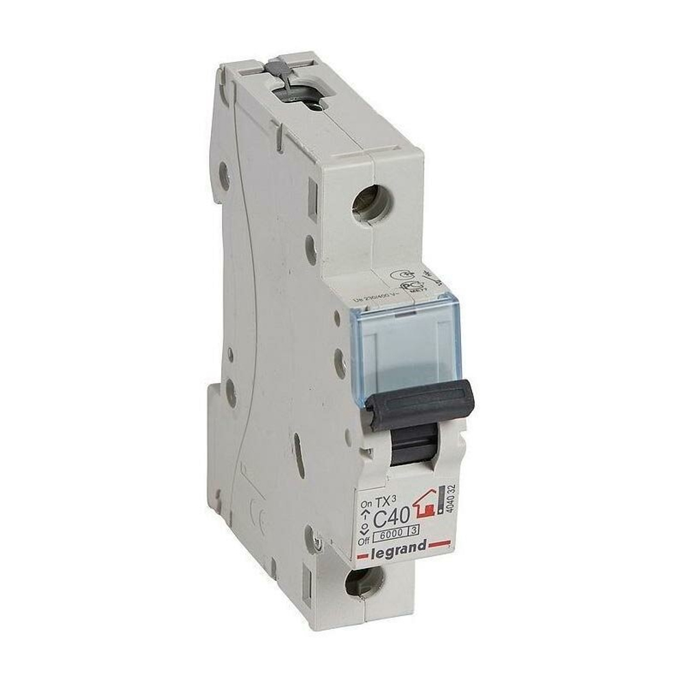 Автоматический выключатель Legrand TX3 C40A 1П 6000 404032