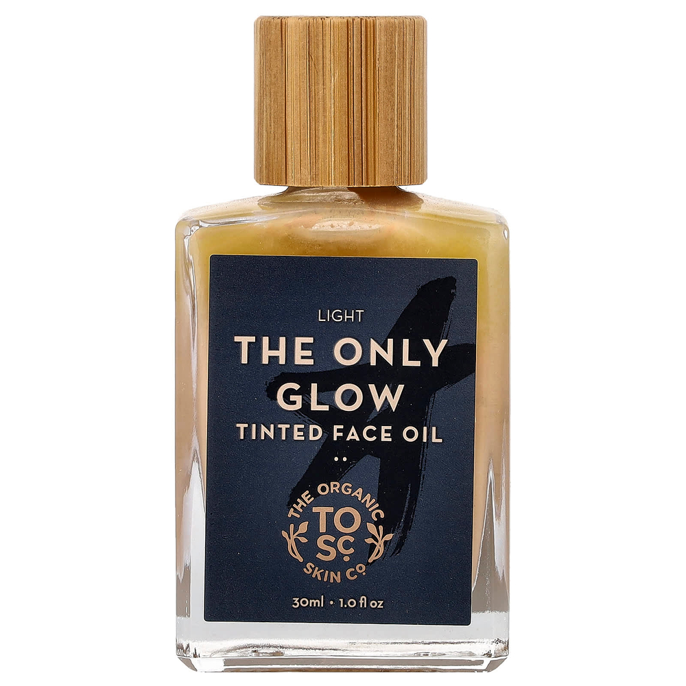 The Organic Skin Co., The Only Glow, масло для лица с тонирующим эффектом, для всех типов кожи, светлая, 30 мл (1 жидк. унция)