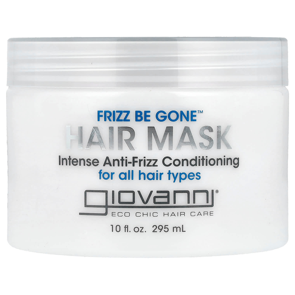 Giovanni, Frizz Be Gone ™, маска для волос, интенсивный кондиционер против пушения, 295 мл (10 жидк. унц.)