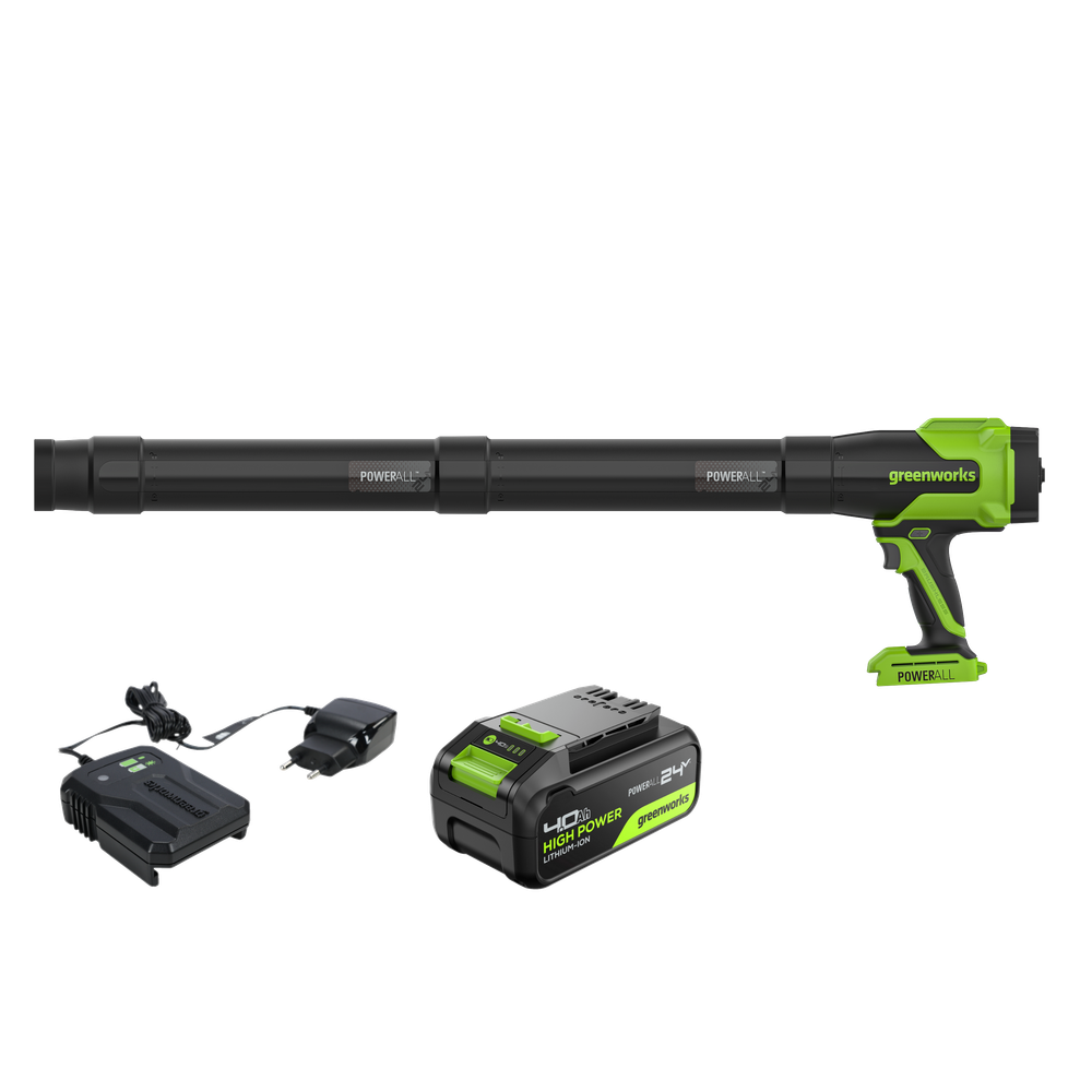 Воздуходувка аккумуляторная Greenworks BL2500C, 24V, бесщёточная, с АКБ 4Ач и ЗУ (BL2500CA1UB)