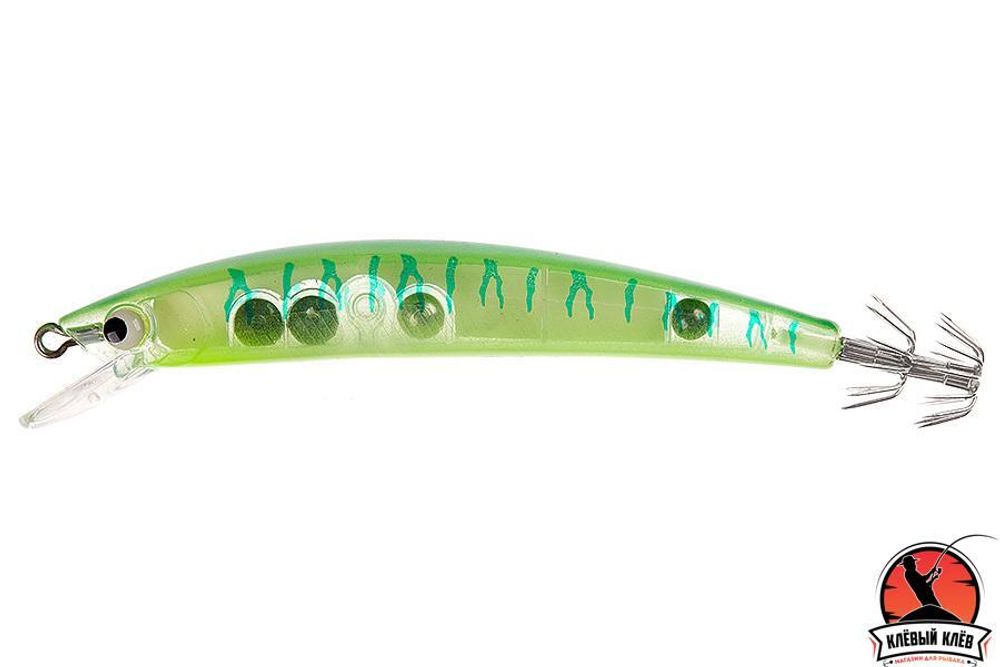 Кальмарный воблер HIGASHI Pelagic 19g #04. Green Mackerel