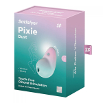 Мятный вакуум-волновой клиторальный вибростимулятор 9,4см Satisfyer Pixie Dust 4049724