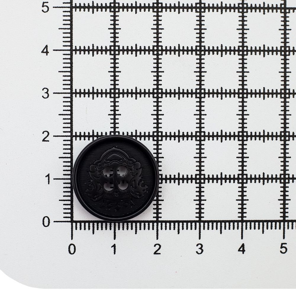 Пуговицы 4 прокола 32L=20 мм, (Blk-200 (черный)), 72 шт