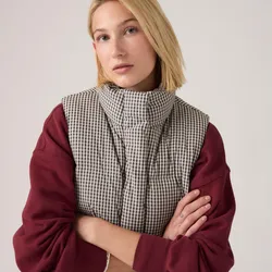 Жилет утепленный женский LEVI'S TATE BUBBLE PUFFER VEST YOLI GINGHAM PLA