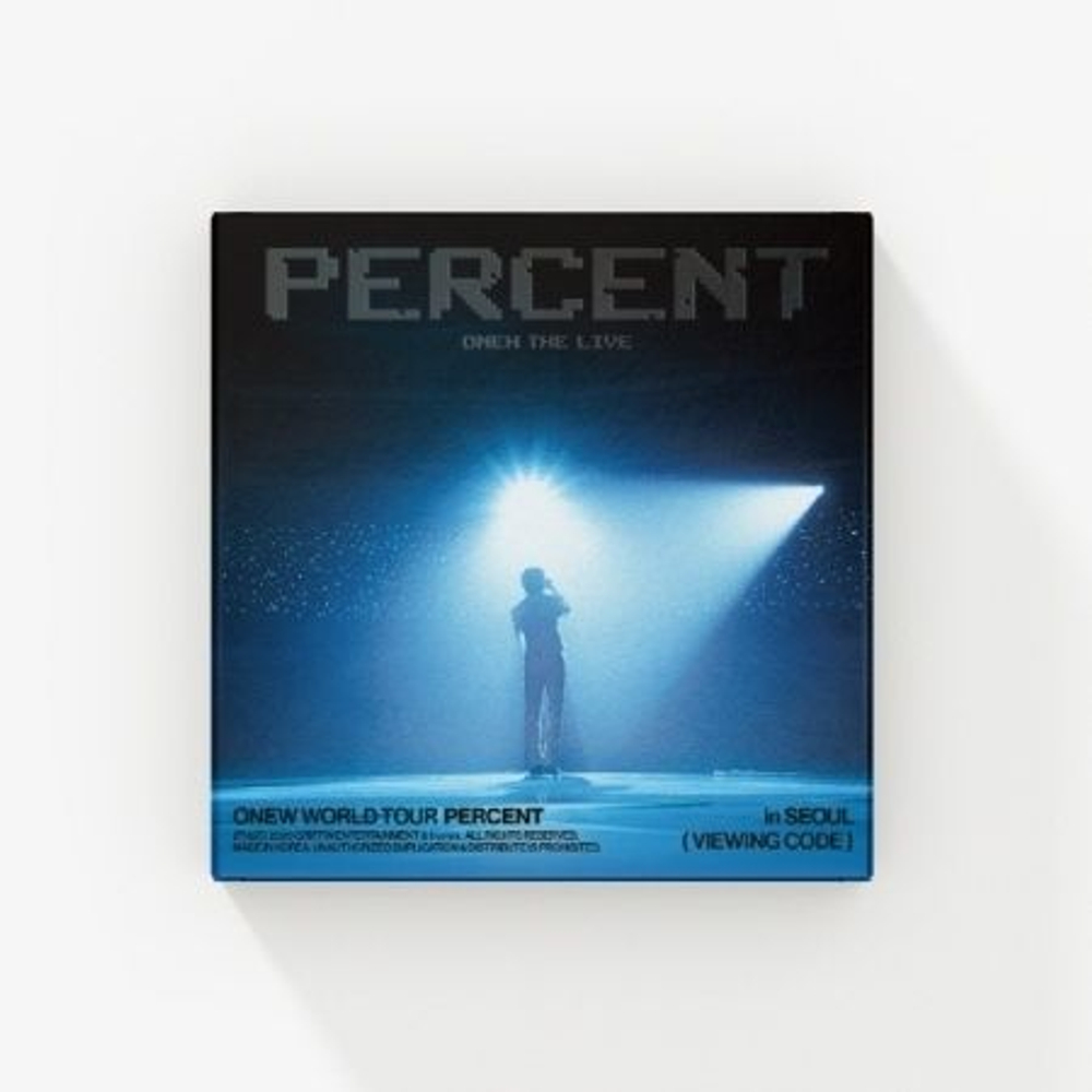 (ПРЕДЗАКАЗ) Альбом ONEW - ONEW THE LIVE : PERCENT (%) 2025-26 WORLD TOUR VIEWING CODE