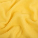 Флис 2-сторонний 280 г/м², 150х160±5 см, желтый/yellow, Gamma FG-005N
