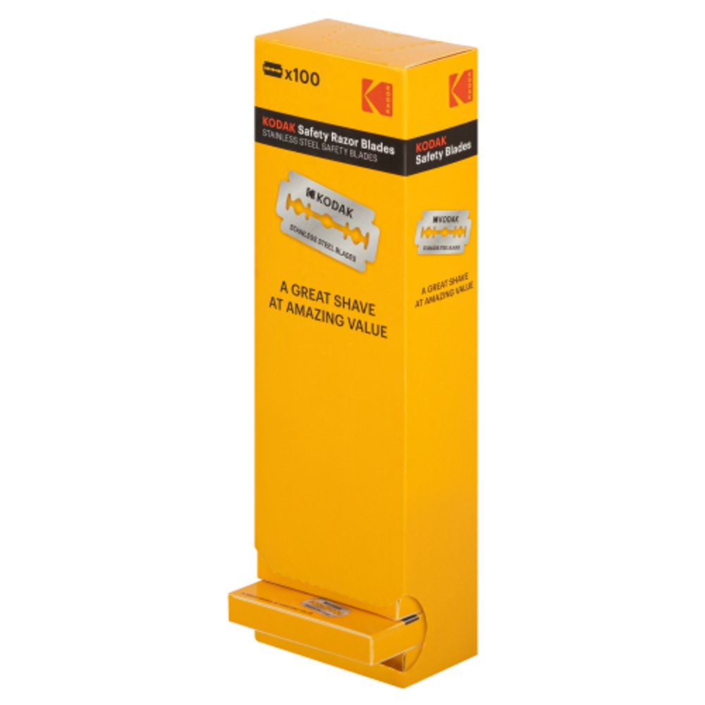 Сменные кассеты для бритья Kodak Double edge blade двухсторонние классические лезвия для Т-образных станков | Kodak