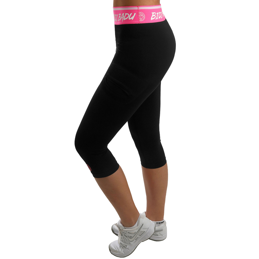 Женские теннисные брюки BIDI BADU Bruna Tech Tight Women - Black, Pink