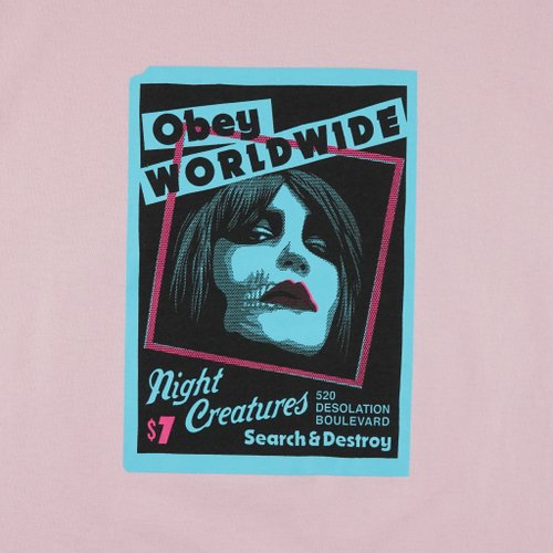 Футболка мужская Obey Night Creatures артикул:165262717 - купить в магазине Дайс