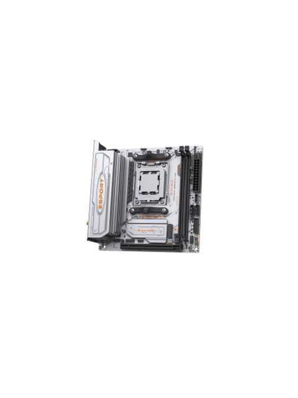 MAXSUN MS-eSport B850ITX WIFI ICE (Socket AM5, mini-ITX, 2*DDR5(96Gb), DP/HDMI,  2*SATA3, 2*M.2,  1*PCIEx16, 4*USB2.0, 2*USB 3.0, 1*Type-C, LAN 1*2,5G, Bluetooth, Wi-Fi 802.11ax, RTL)